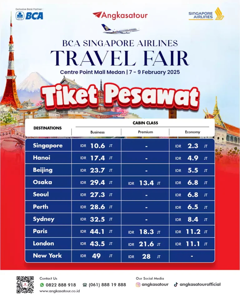 BCA SQTF-February 7 - 9 2025-Centre Point Mall Medan-TiketPesawatSQ25