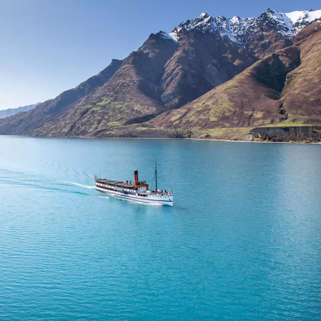 TTS Earnslaw Steamship Cruise-Paket Tour New Zealand-Tour International