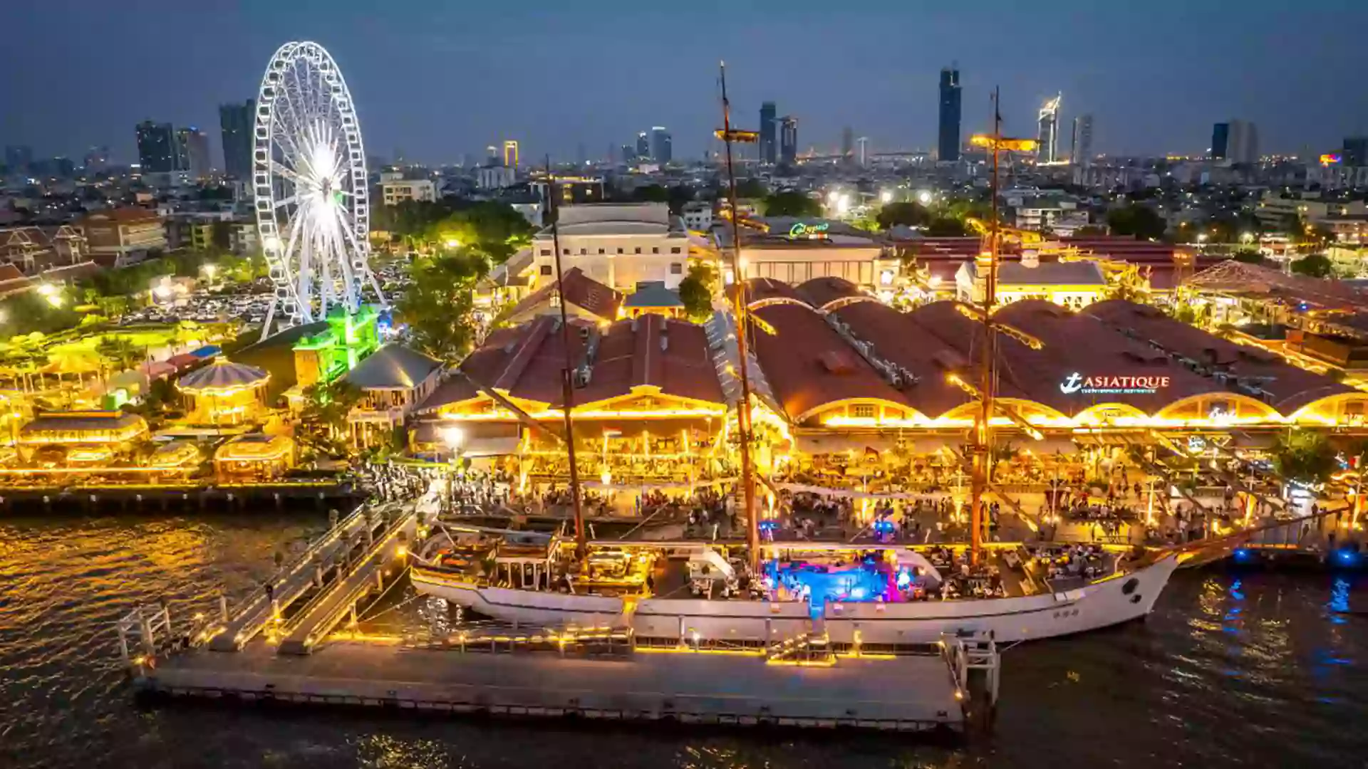 Asiatique The Riverfront-tempat wisata di bangkok thailand